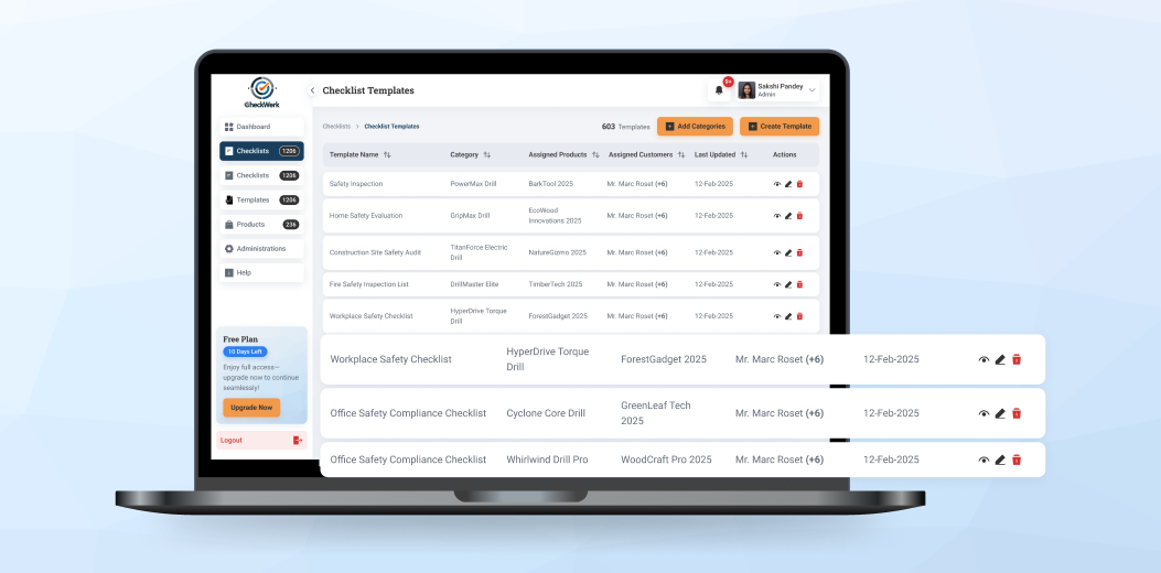 Checklist Management