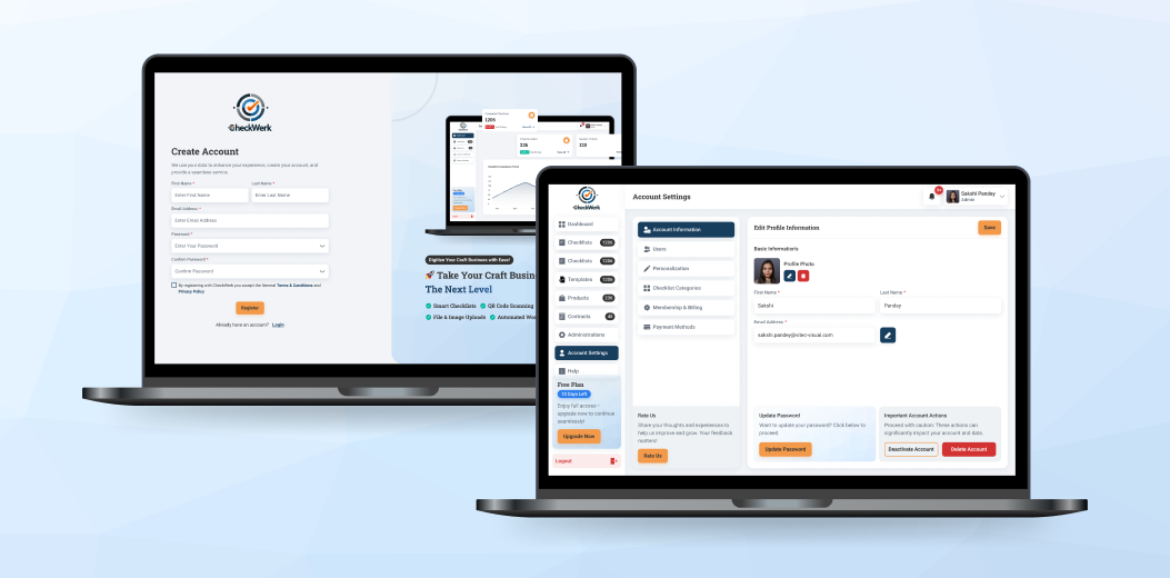 User Registration & Profile Management